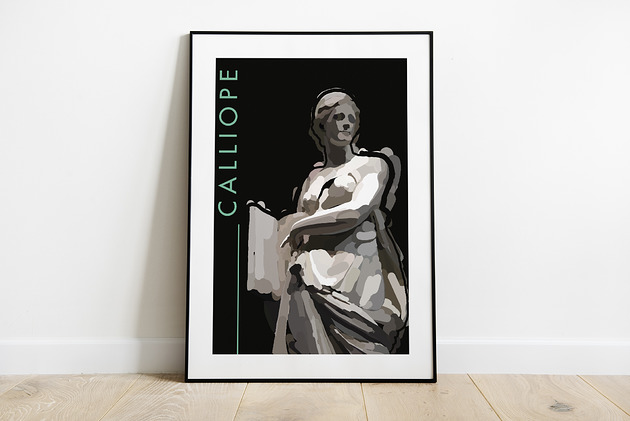 Calliope - grafika cyfrowa(PRINT) MocekPawel
