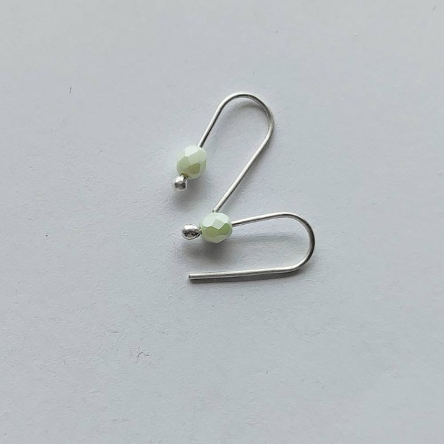 kolczyki z kamieniami Kolczyki OKRĄG