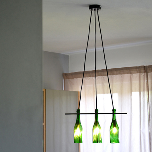 LAMPA Z BUTELEK X3 PracowniaTynka