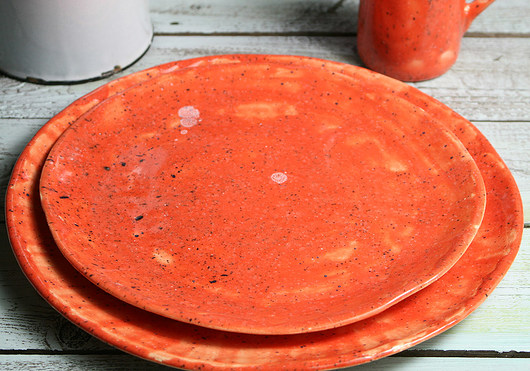 talerz ceramiczny - czerwony 24 cm Studio Mini Forma