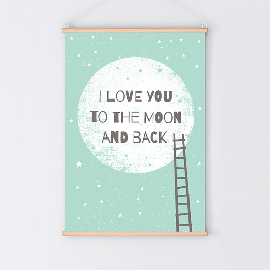 I love you to the moon and back / różne formaty milostudio