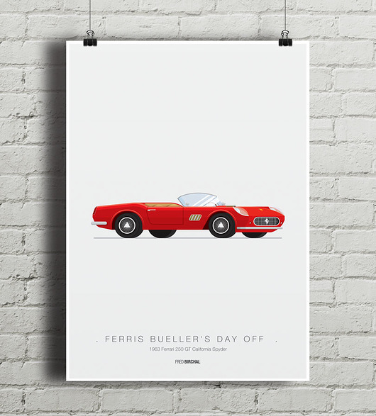 plakaty Ferrari 250 GT - Ferris Bueller's - plakat