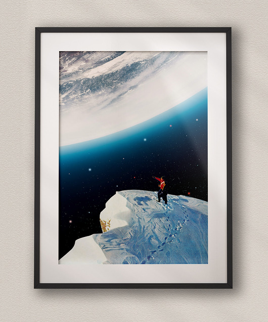 plakaty Plakat Mount Everest - Kolaż Fine Art