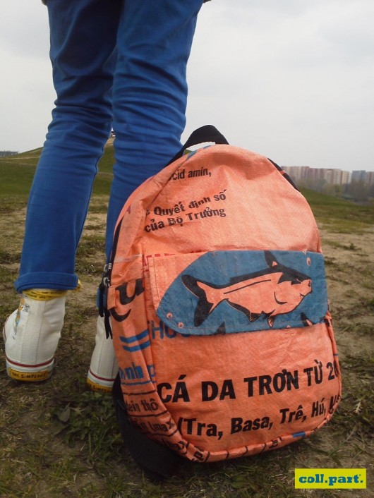 Ted-plecak-fair trade- pomarańczowy COLL part