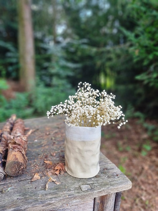 wazony Wazon na wiosenne kwiaty  - UNIKAT