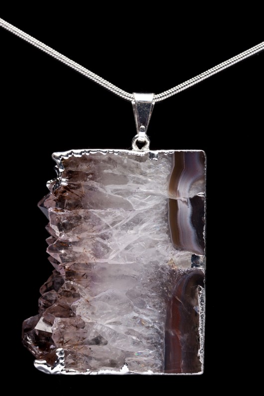Brazi Colare Plaster Ametystu Brazi Druse Jewelry