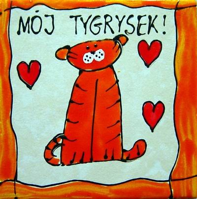 Podstawka tygrysek czerwonakropka