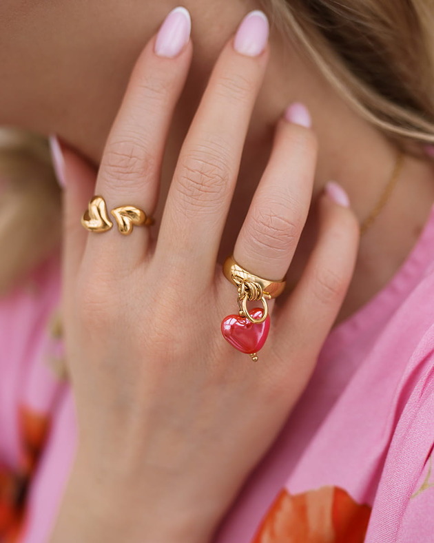 bransoletki - inne Czerwone serce