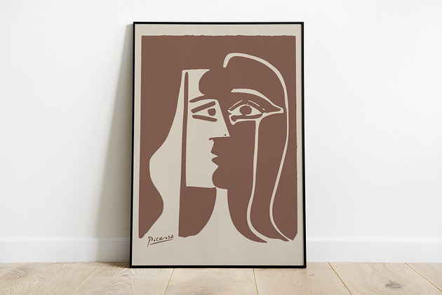Pablo Picasso grafika modern, inspiracja Pas De LArt