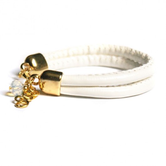 white :: basic bracelet kaktusia