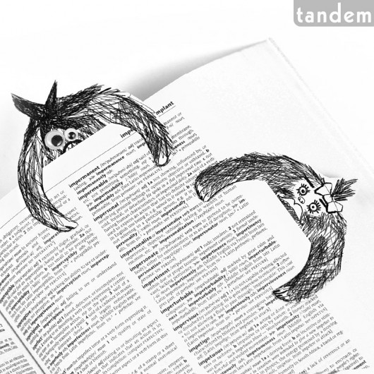 dwa pulchne mole książkowe tandem
