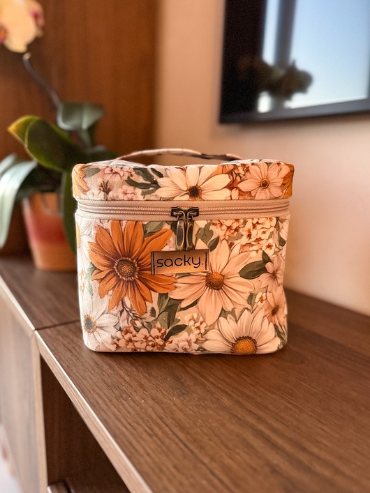 kosmetyczki Kosmetyczka podróżna ochra