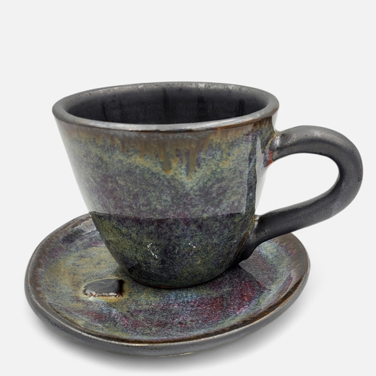 kubki Filiżanka z podstawkiem - serduszko