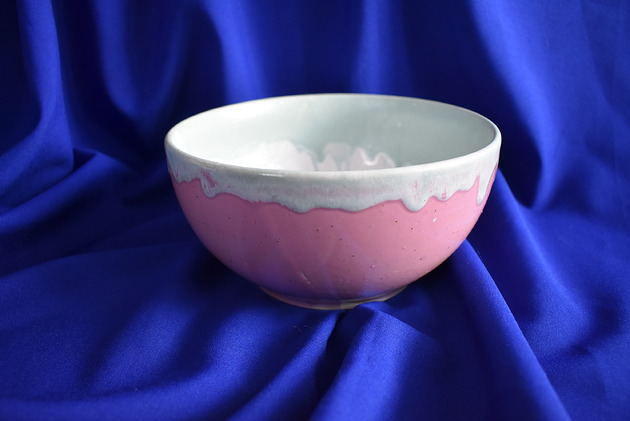 miski i misy Miska ceramiczna cukierkowy róż