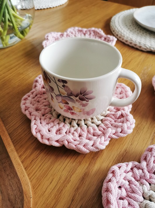 podkładki do kuchni Podkładka pod kubek kwiatek