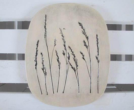 roślinny talerz ceramiczny Ceramika Ana