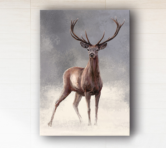 obrazy Obraz - Jeleń 2 - wydruk na płótnie