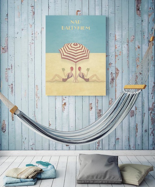 plakaty Nad Bałtykiem - plakat 50x70 cm