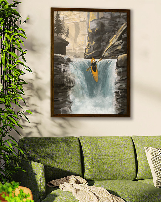 plakaty Plakat sportowy - wyprawy kajakowe