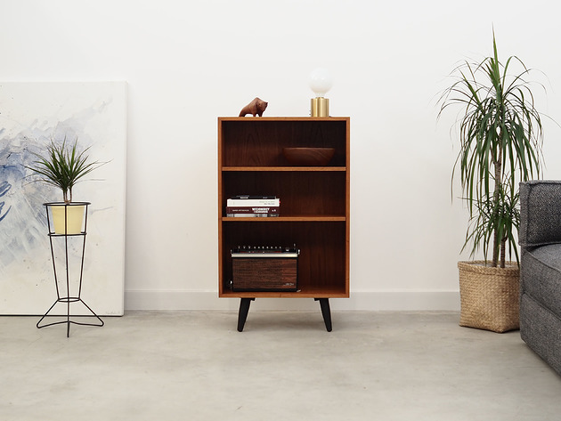 regały i półki Regał tekowy, lata 70, duński design, produkcja: Dania