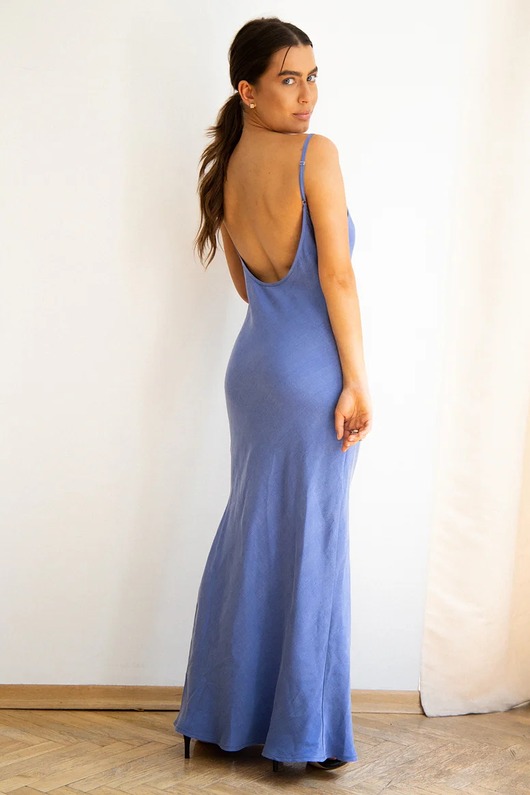 sukienki maxi damskie Sukienka Bossy queen blue