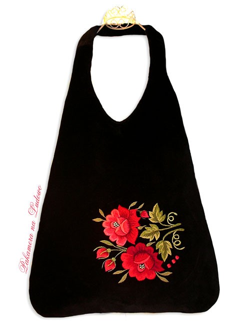 torba VINTAGE black na ludowo
