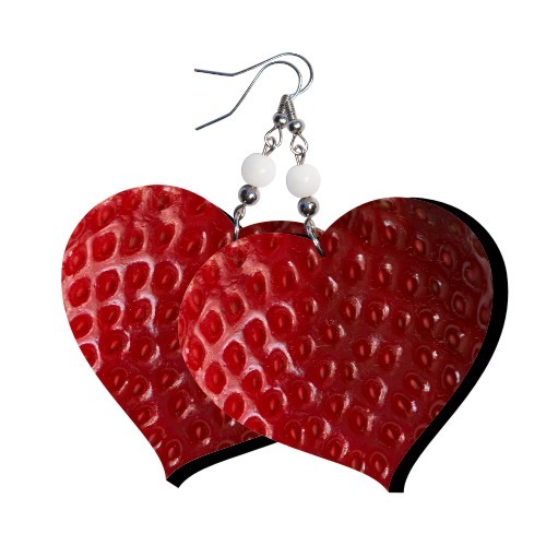 Serca Strawberries Modny Design