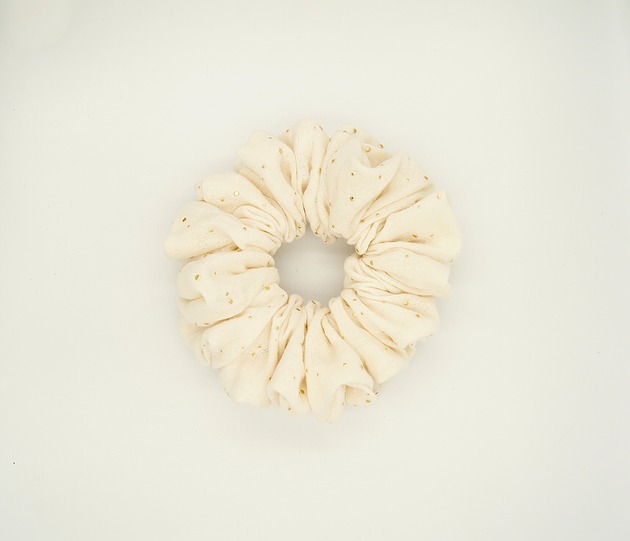 gumki do włosów Scrunchie muślinowa gumka do włosów