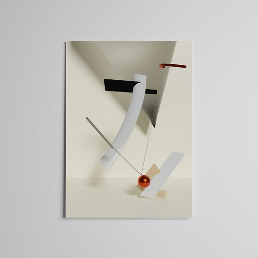 grafiki i ilustracje Plakat 3D Grafika Geometria