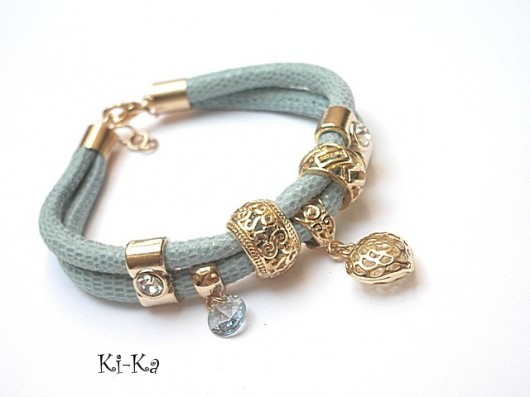 Strap - aqua double /20-06-2015/  KiKa pracownia