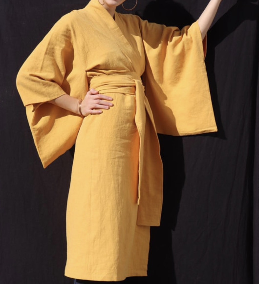 bluzki kimonowe damskie Kimono YUKATA długie 125 cm / 135 cm