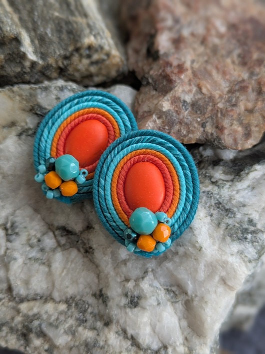 kolczyki soutache Idzie jesień 8