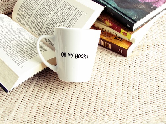 oh my book duży kubek 400ml MUKI design