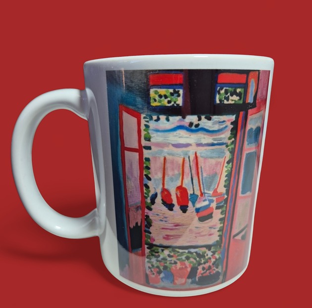 kubki Idealny prezent - Kubek z reprodukcją dzieła "Otwarte okno" Henri Matisse