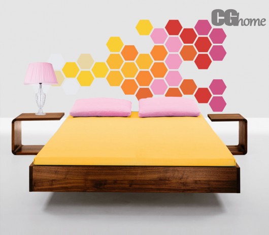 TĘCZOWY zagłówek REGULAR size bed Cghome