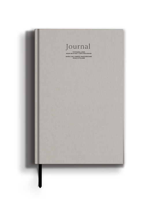 notatniki i albumy Dziennik Basic Grey