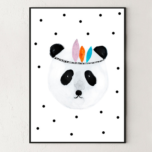 Plakat Panda Wanda / A3 manufakturaladnie