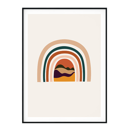 Plakat skandynawski Jesienna abstrakcja no. 24 myscandi