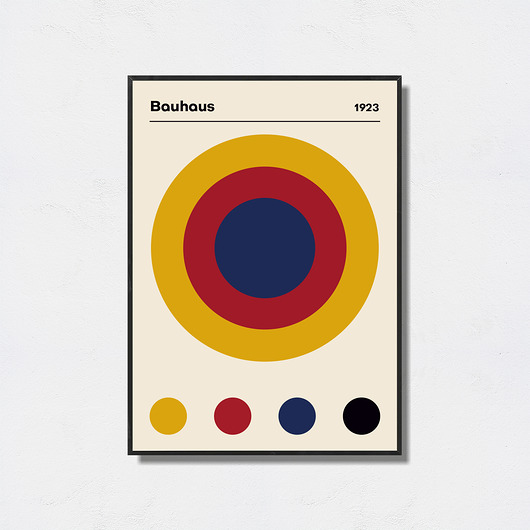 plakaty Bauhaus Art Exhibition Poster