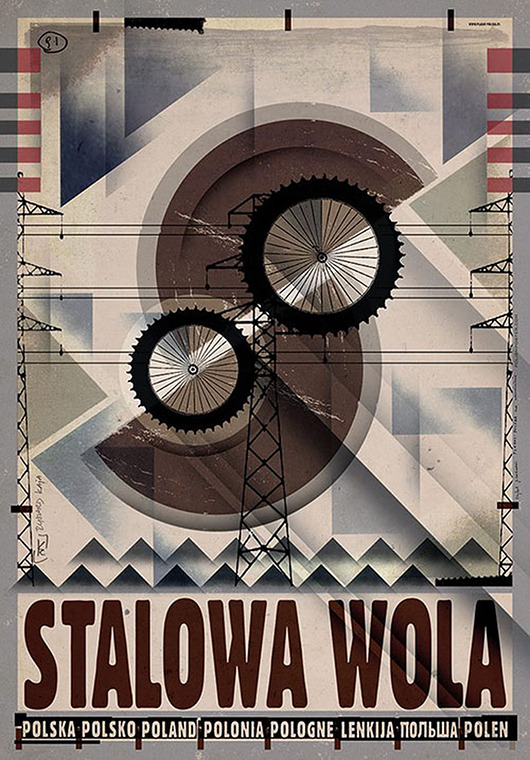 plakaty Plakat Stalowa Wola (R. Kaja) 98x68 cm
