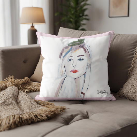 poduszki z grafiką Poduszka dekoracyjna  autorska 40x40 obraz  Kamila Stefania Tkaczyk