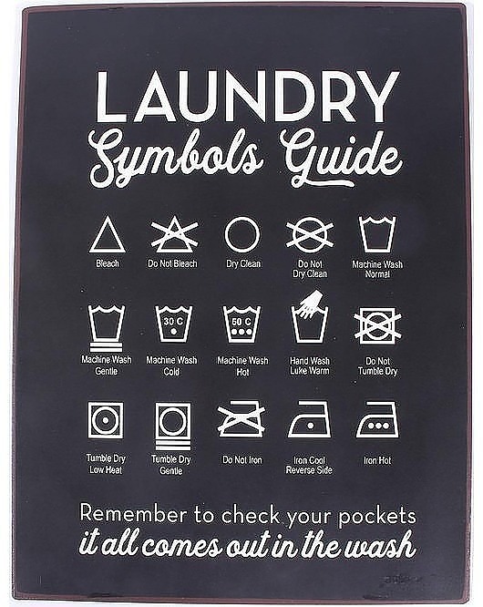 Szyld Metalowy Laundry MIA home