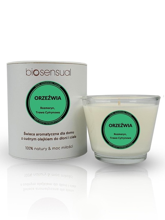 świece zapachowe Świeca do masażu i aromaterapii ORZEŹWIA 80g