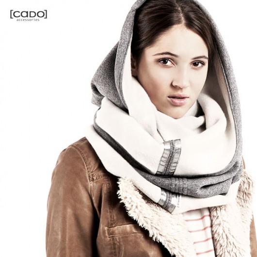 Tuba Komin Szal Kapuza MELANGE CADOaccessories