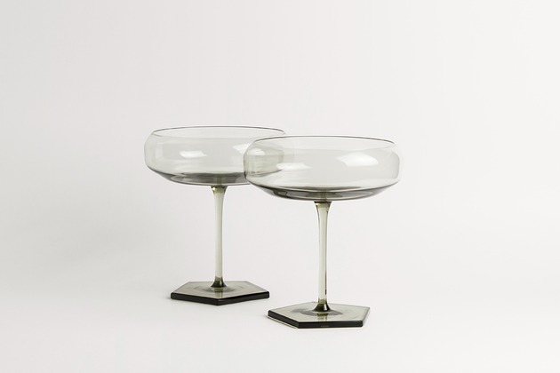 szklanki i kieliszki Szampanówka Penta - dymna