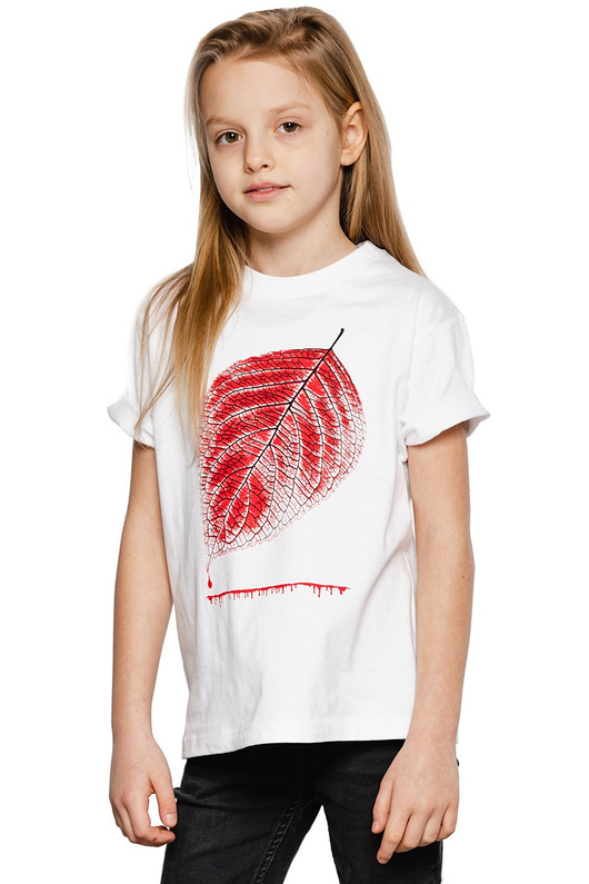 t-shirty dla dziewczynki T-shirt dziecięcy UNDERWORLD Leaf