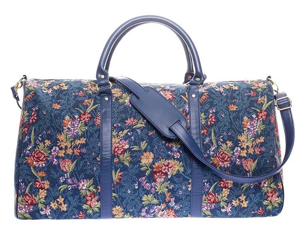 torebki do ręki Gobelinowa torba podróżno-sportowa Flower Meadow Blue