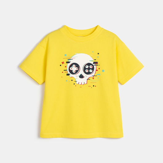 t-shirty dla chłopców Koszulka dziecięca w kolorze żółtym Illuminating