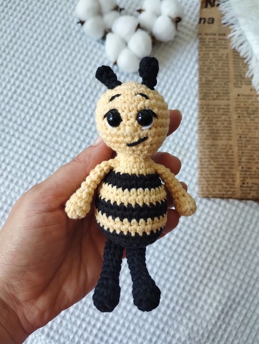misie i maskotki Mini pszczoła, pszczółka