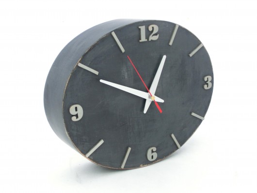 Zegar ścienny - duży rozmiar - 30,5 cm Clock Wood Studio
